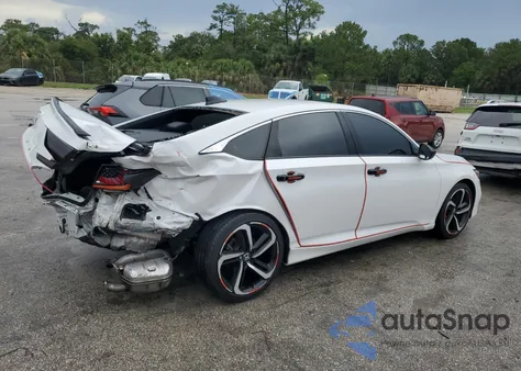 2021 Honda Accord Sport из США, поврежденный, VIN 1HGCV1F3XMA044952